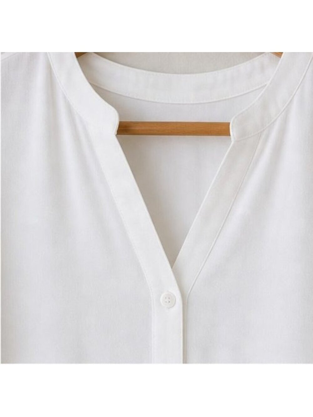White Ruffle Blouse - Picture 4 of 6